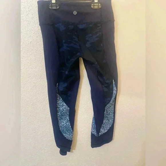 Lululemon Wunder Under Cropped Athletic Leggings *Full-On Luon - Picture 5 of 8